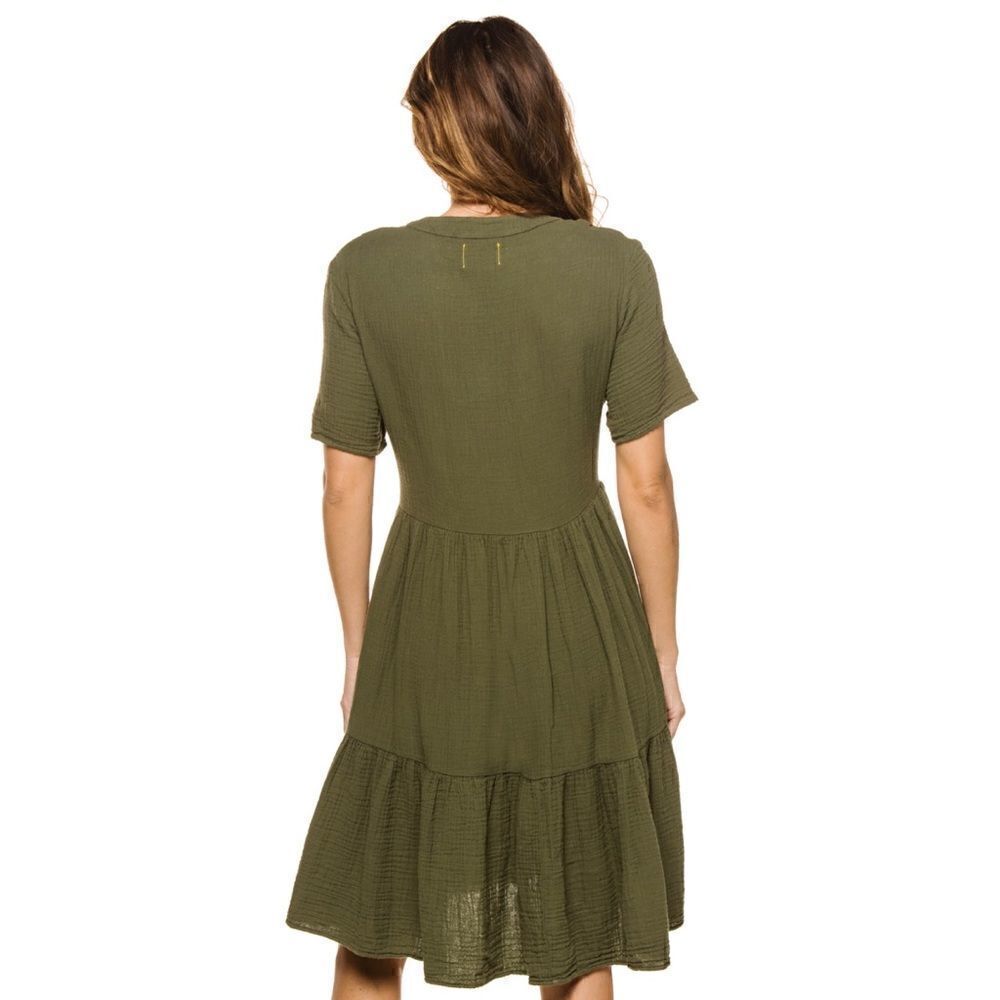 9Seed El Matador V-Neck Short Dress - Picture 3 of 12